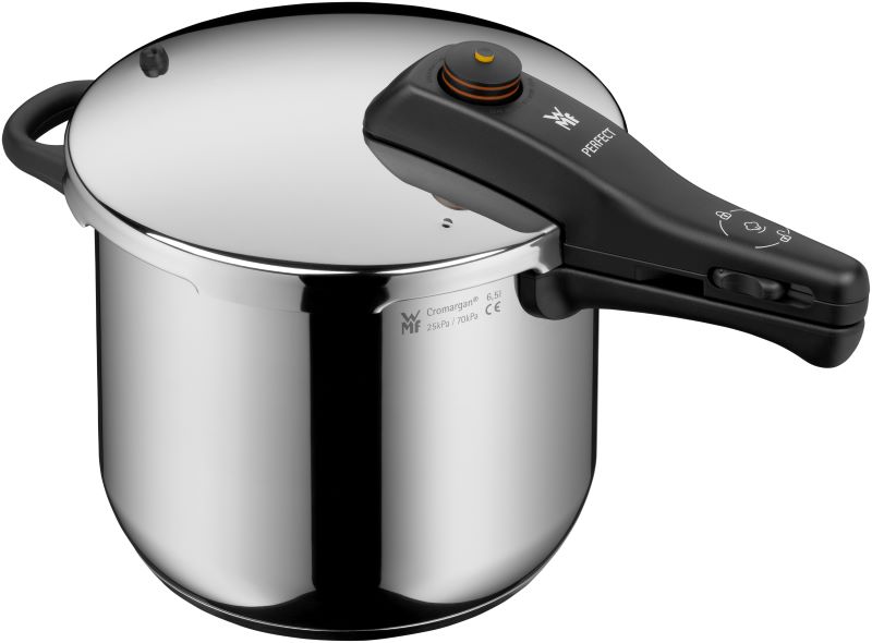 WMF Schnellkochtopf PERFECT 6,5 L mit Dampfgareinsatz