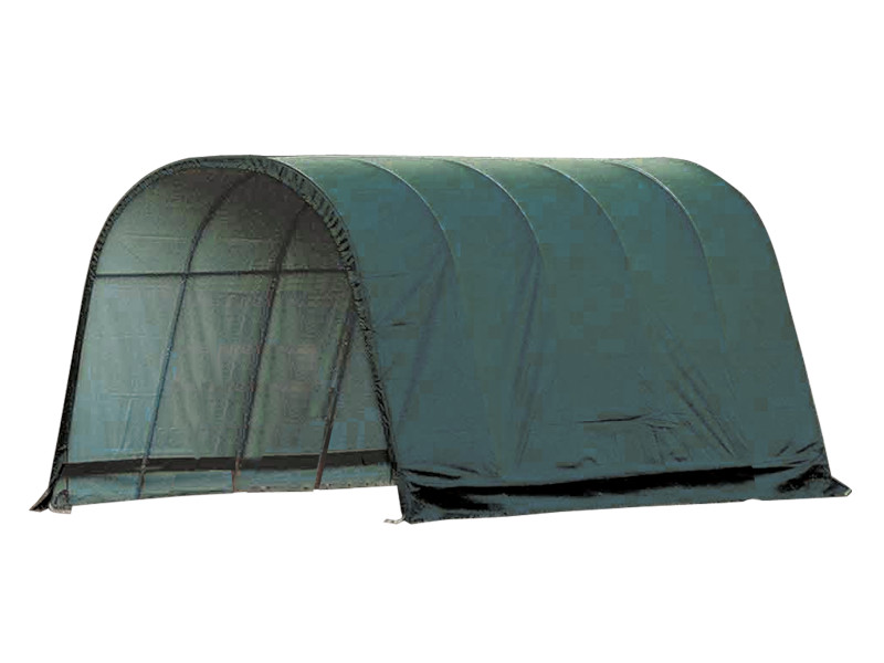 SHELTERLOGIC Weidezelt - Foliengarage 24,4 m² 400x610x300 cm GRÜN