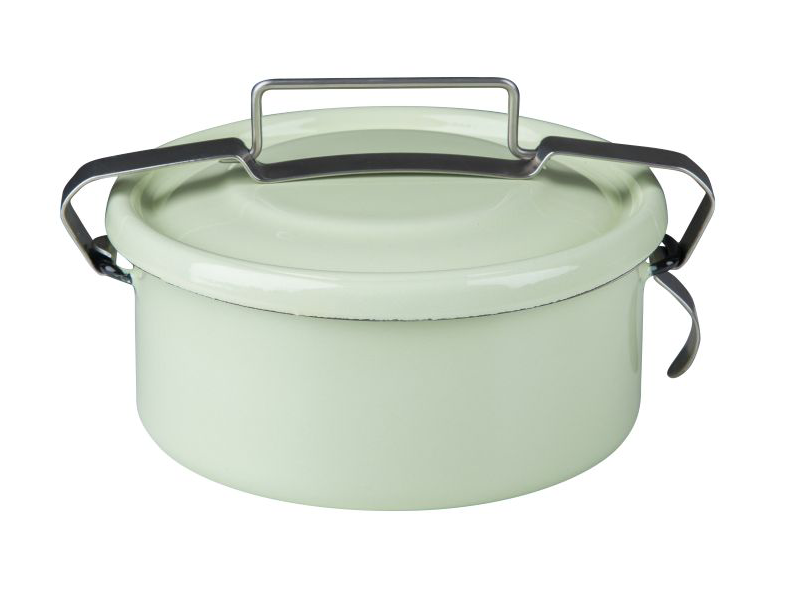 RIESS Email Dichtungsdose rund mit Deckel NILGRÜN 0315-006