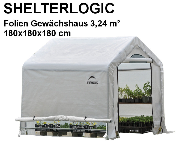 SHELTERLOGIC Folien Gewächshaus Treibhaus 3,24m²