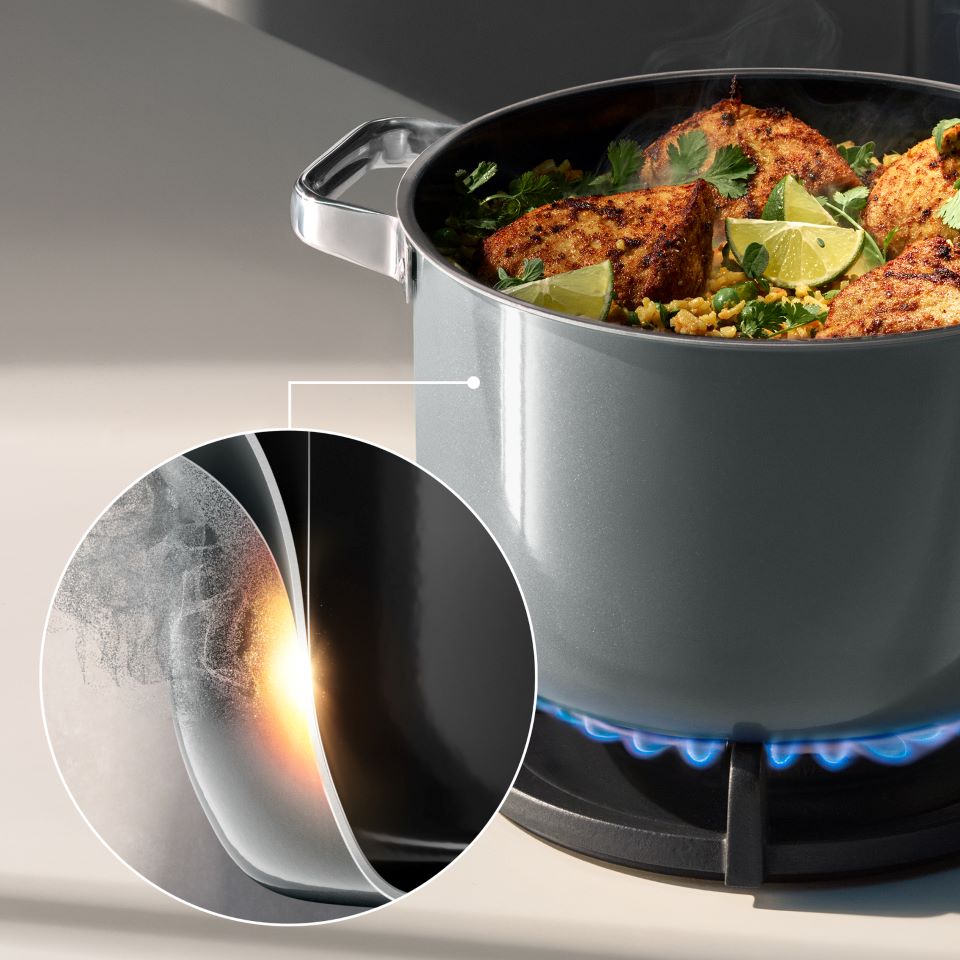 WMF Fusiontec Mineral Pro, Topf-Set, 4-teilig, Platinum