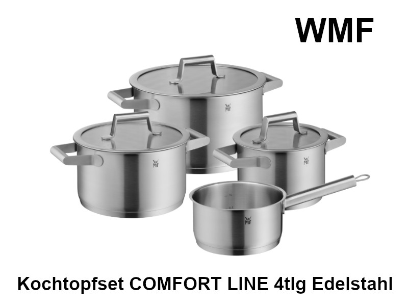 WMF Kochtopfset COMFORT LINE 4tlg Edelstahl
