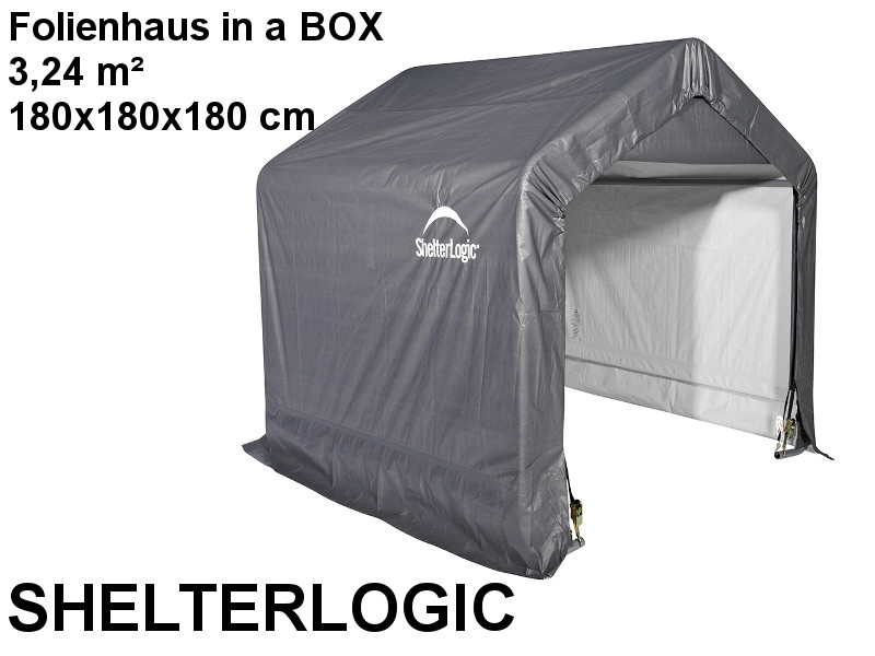 SHELTERLOGIC Gerätehaus Folienhaus in-a-BOX 3,24m²