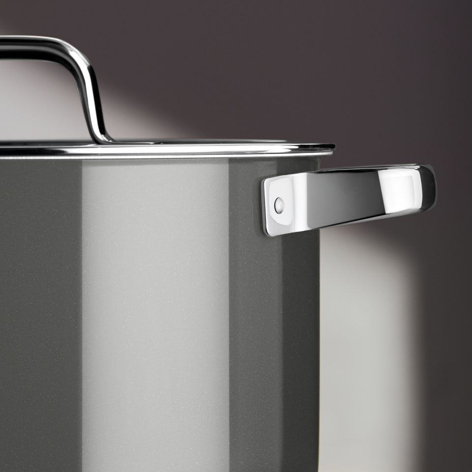 WMF Fusiontec Mineral Pro, Topf-Set, 4-teilig, Platinum