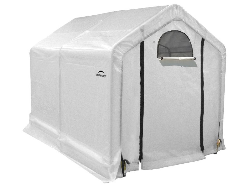 SHELTERLOGIC Folien Gewächshaus Treibhaus 4,32 m² inkl. Regalen