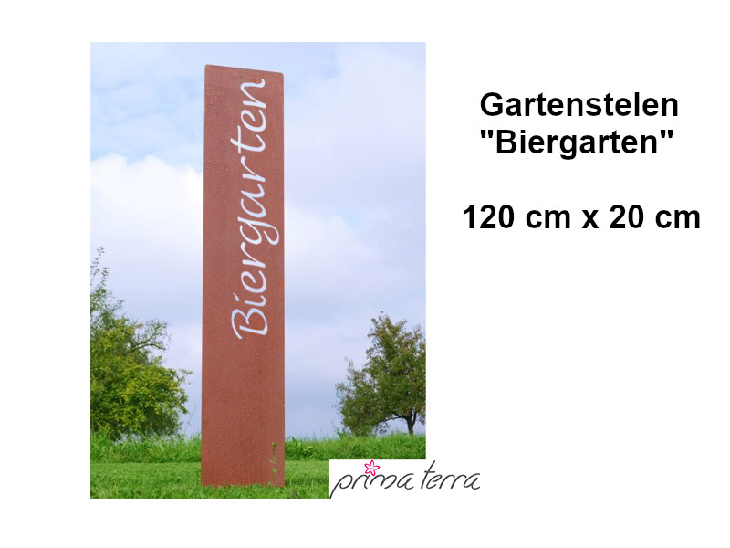 PRIMA TERRA Gartenstelen "BIERGARTEN"  120x20cm