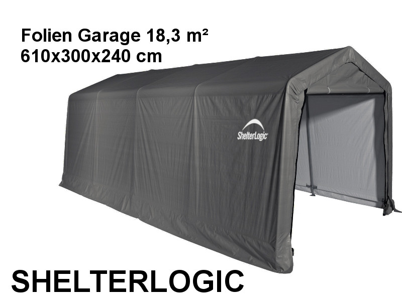 SHELTERLOGIC Gerätehaus Folien Garage in-a-BOX 18,3m²