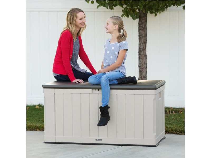 LIFETIME Kissenbox HARMONY Lichtgrau 440 L