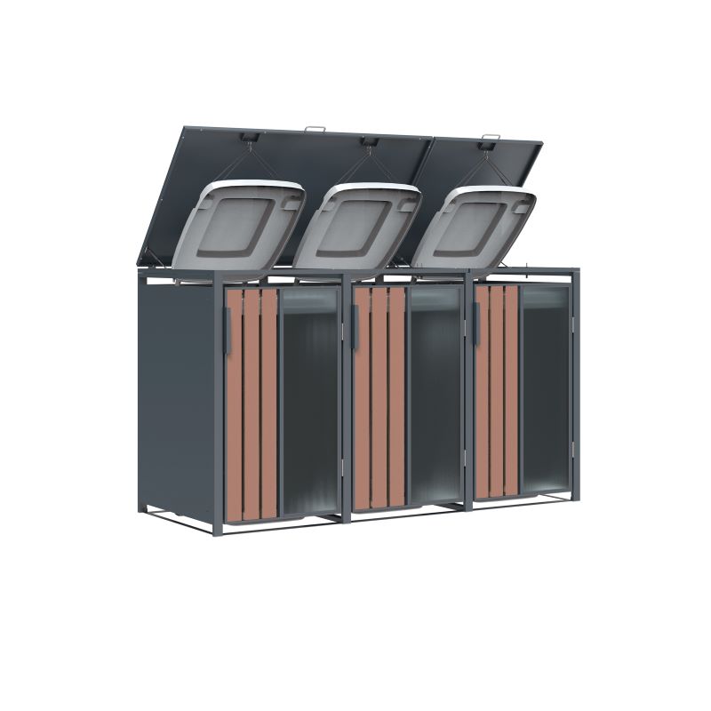 WESTMANN Mülltonnenbox metall Status 3