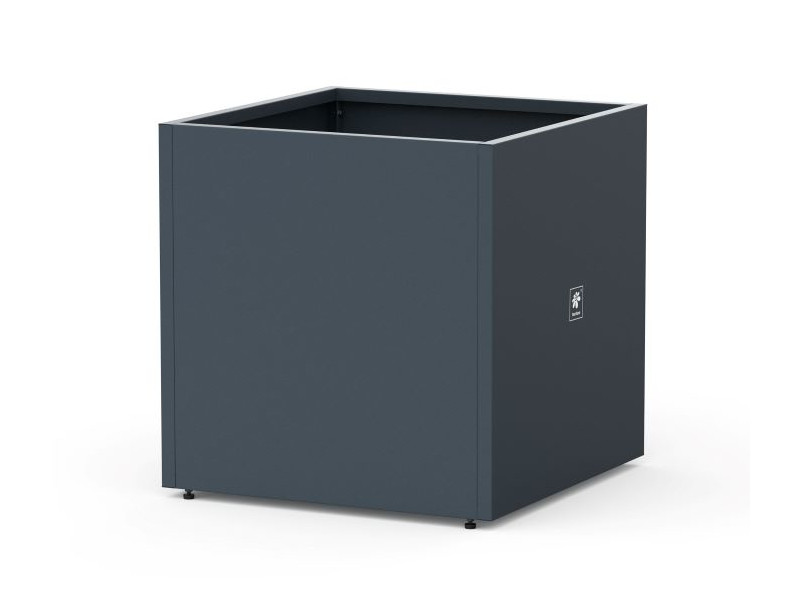 HERSTERA Pflanzgefäß Metall 70x70x70 anthrazit