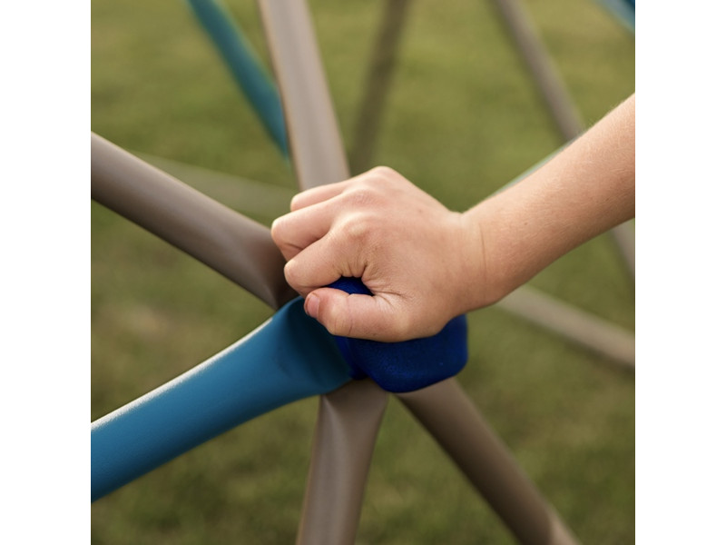 LIFETIME Klettergerüst GEODOME 274x274x137 braun/blau