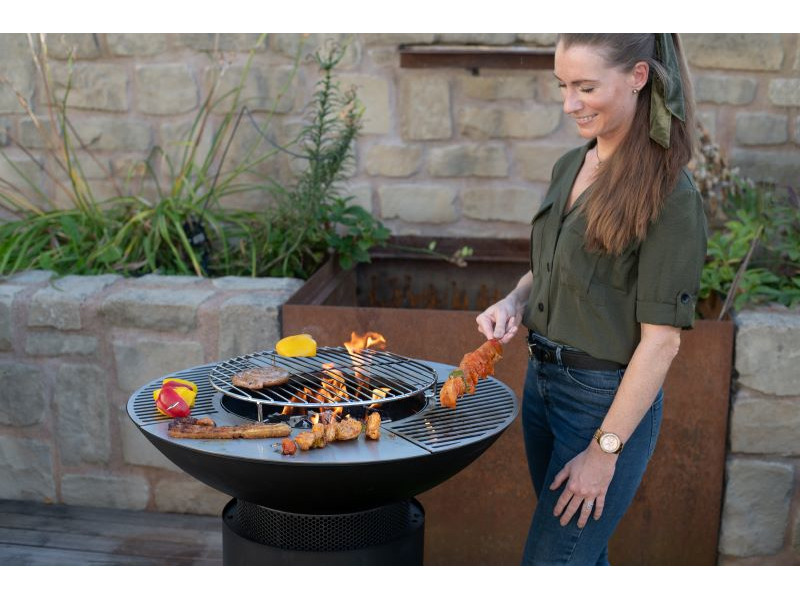 WESTMANN Grill, Plancha und Feuerplatte schwarz