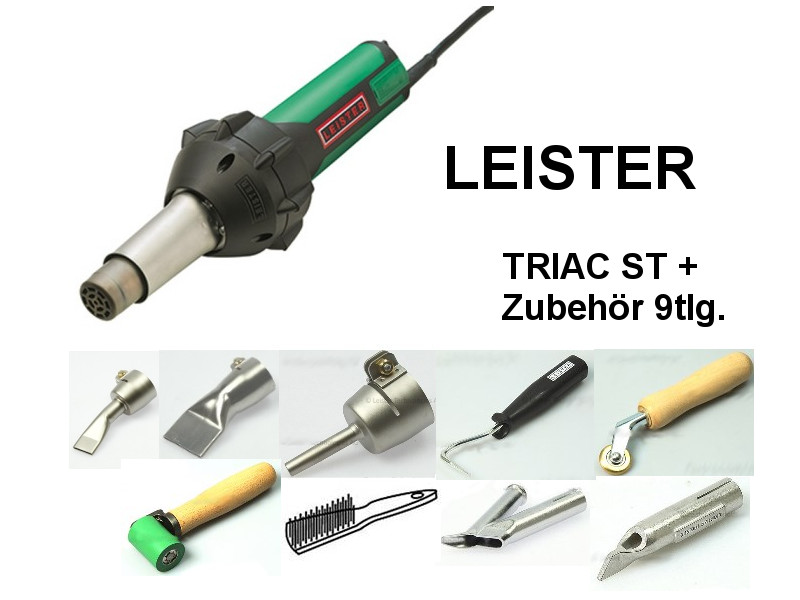 LEISTER Triac ST 230V/1600W im Koffer mit Zubehör - Sparset