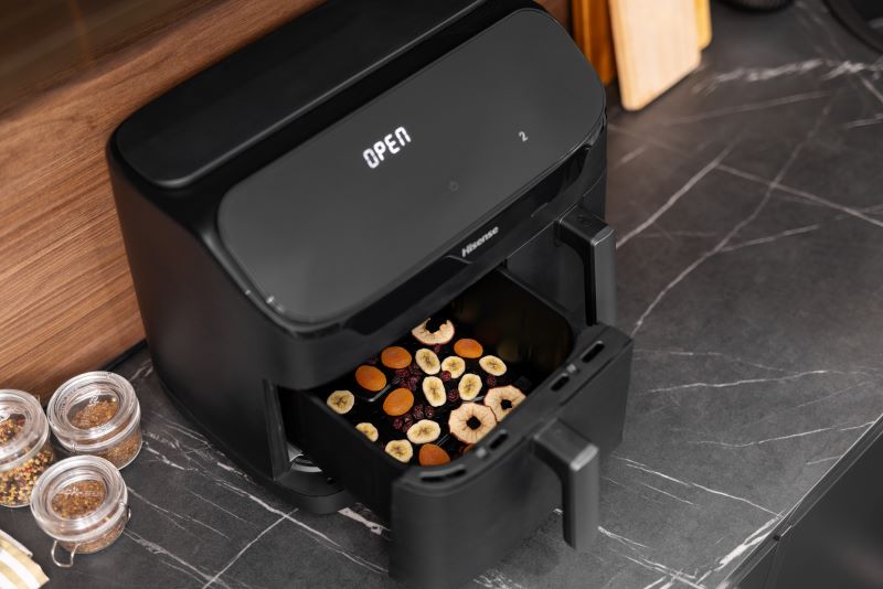 HISENSE AirFryer Solo - Heißluft-Fritteuse (11 Liter) HAF2700DHA