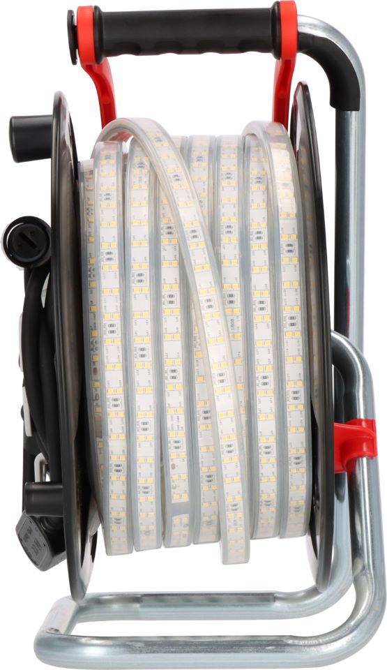 BRENNENSTUHL LED-Lichtschlauch BS2540SI S auf Aufbewahrungstrommel - 25m einseitig
