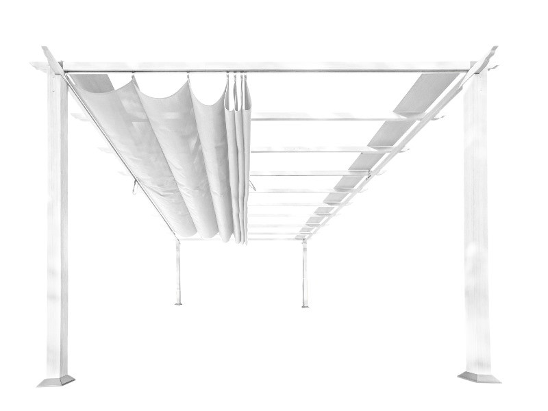 PARAGON Outdoor Pavillon FLORENZ 350x505x236 weiss