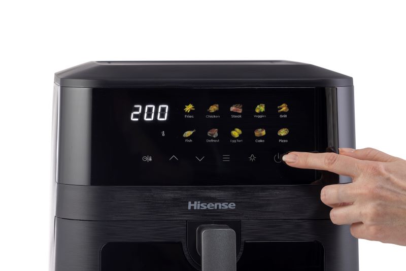 HISENSE AirFryer Solo - Heißluft-Fritteuse (7,7 Liter) HAF2100DCD