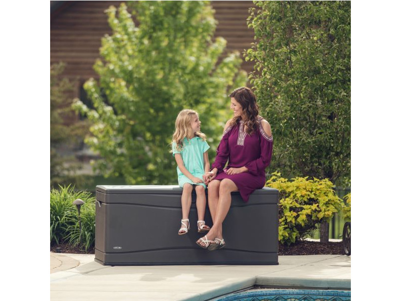 LIFETIME Kissenbox XXL Carbongrau 495 L