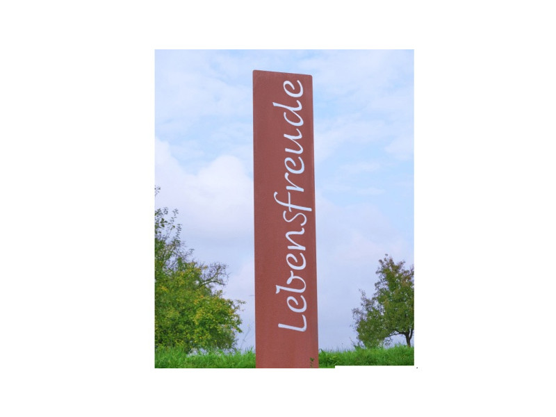 PRIMA TERRA Gartenstelen "LEBENSFREUDE" 120x20cm
