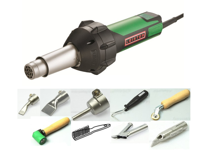 LEISTER Triac AT 230V/1600W im Koffer mit Zubehör - Sparset