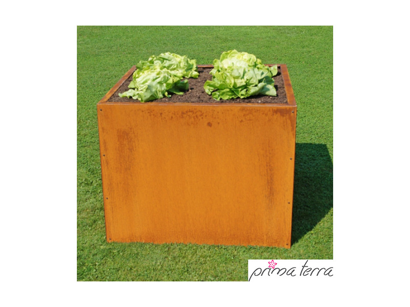 PRIMA TERRA Hochbeet-Bausatz Metall Edelrost 98x98 H78 cm