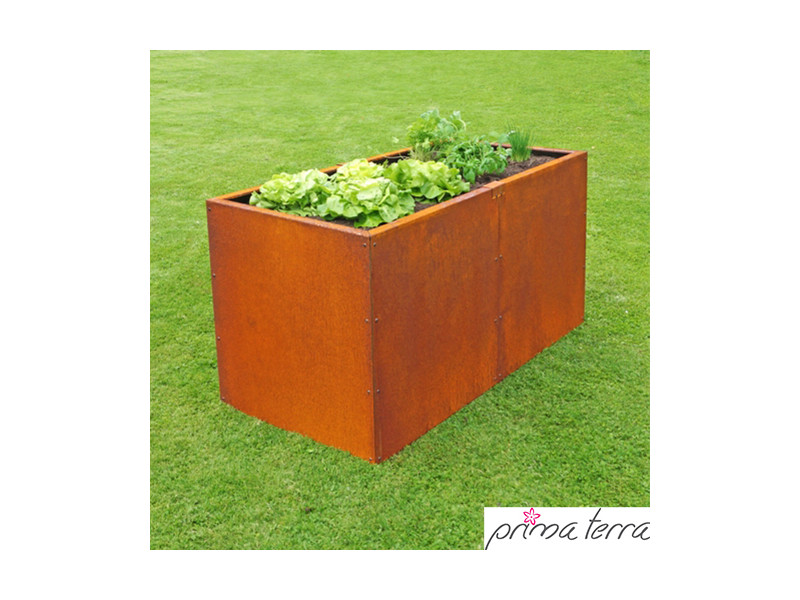 PRIMA TERRA Hochbeet-Bausatz Metall Edelrost 236x98 H78 cm