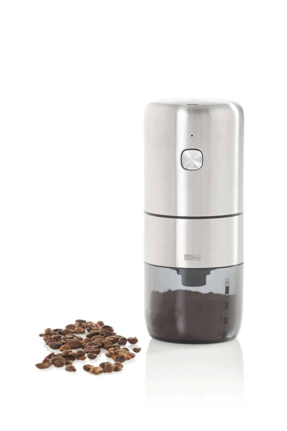 AdHoc i.Mill MC10 Elektrische Kaffeemühle USB-C 18,6 cm Edelstahl