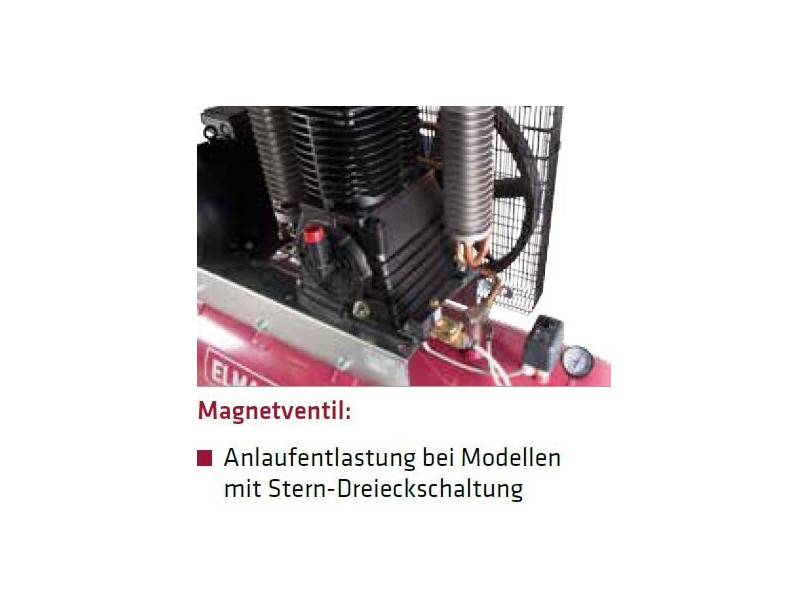 ELMAG Kompressor PROFI LINE PL 1200/10/270D - stationär