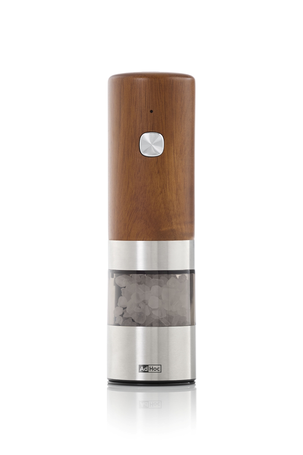 AdHoc i.Mill EP162 Elektrische Pfeffer- & Salzmühle USB-C 17 cm Akazienholz