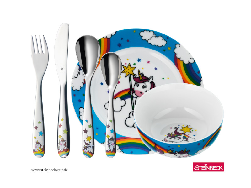 WMF Besteck-Set EINHORN 6-teilig für Kinder