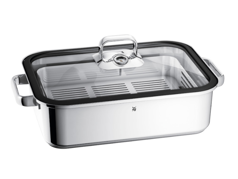 WMF Vitalis Aroma Dampfgarer 6,5l mit Glasdeckel mit Silikondichtung