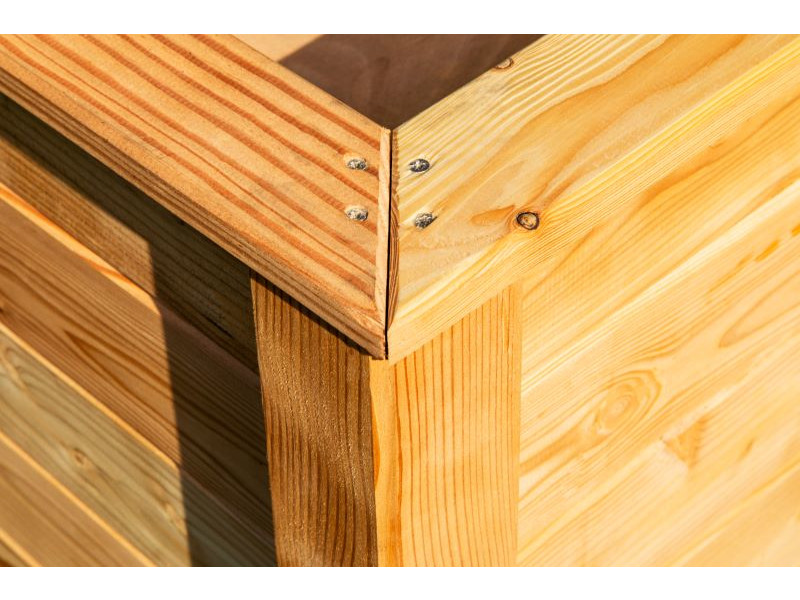 WESTMANN Hochbeet Lärche 130x65x84 cm natur