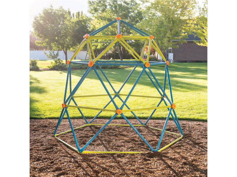 LIFETIME Klettergerüst GEODOME 335x335x168 blau/lime