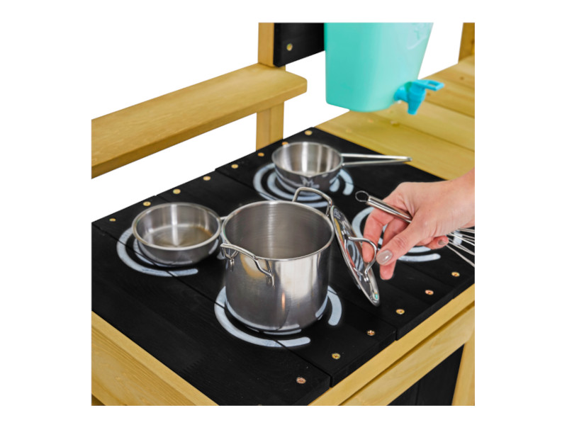 TP TOYS Holz Kinderspielküche DELUXE mit Zubehör