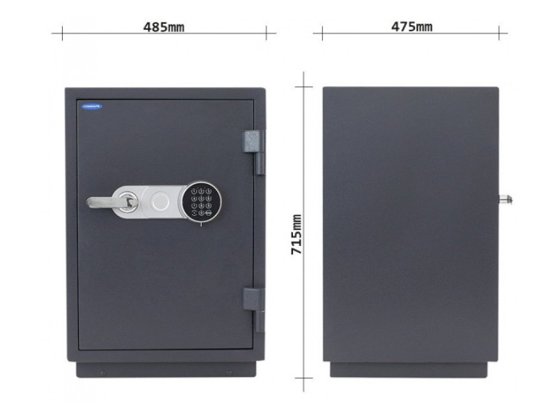 ROTTNER geprüfter Feuerschutztresor Sydney 65 elektronisch
