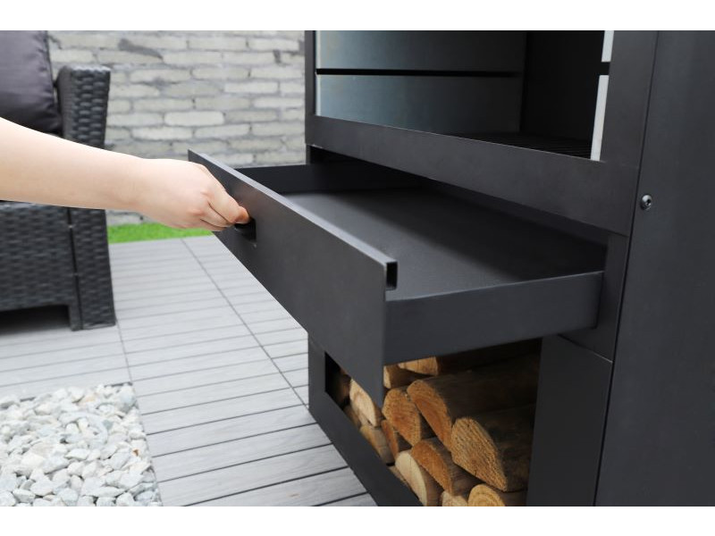 WESTMANN Grill und Gartenkamin schwarz