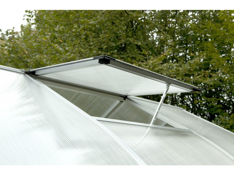 KGT Gewächshaus ROSE IV Alu BLANK - 233 x 429 cm - 10mm Vergl.