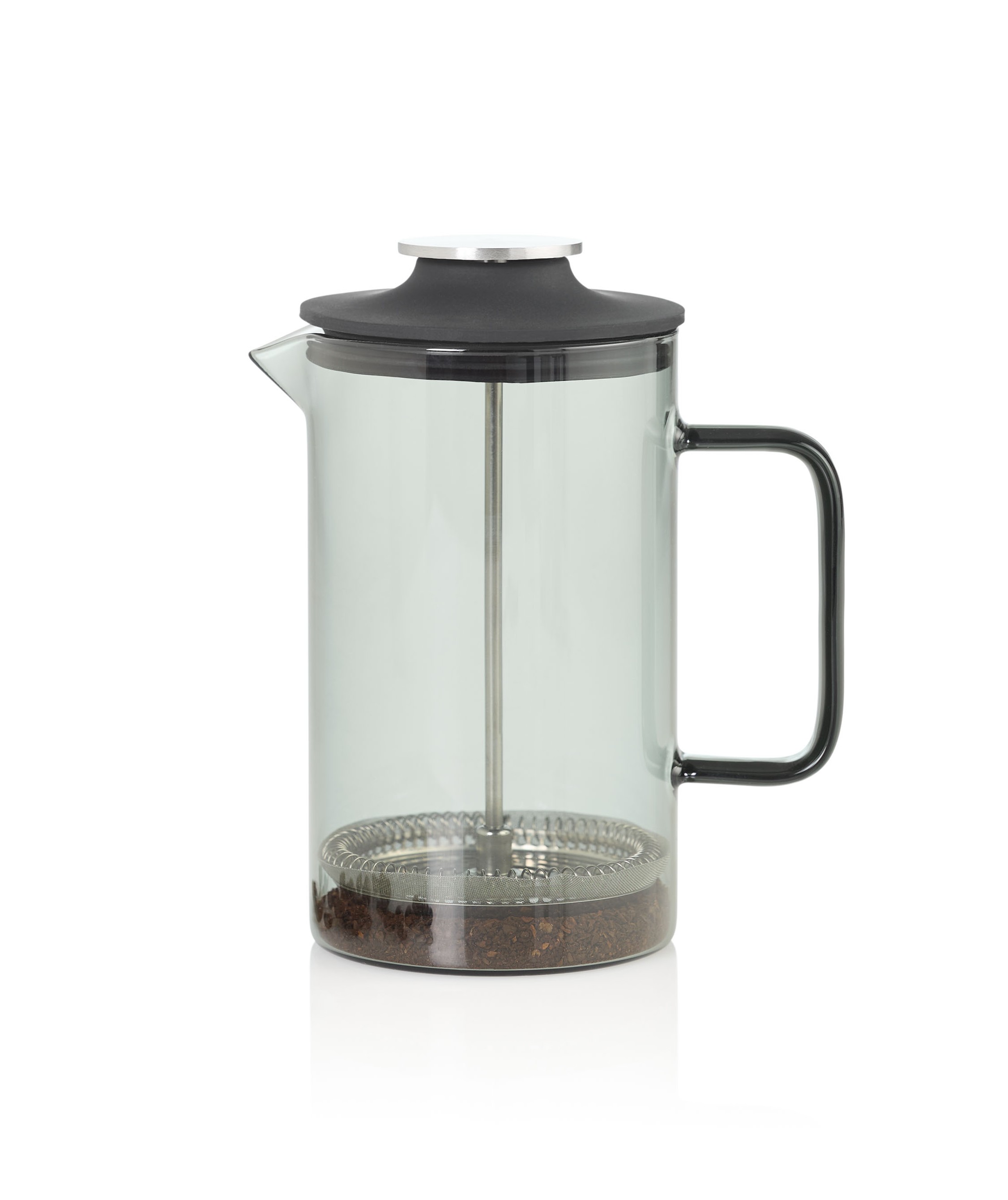 AdHoc Impact MC80 French Press Kaffeebereiter 600 ml Borosilikatglas Edelstahl