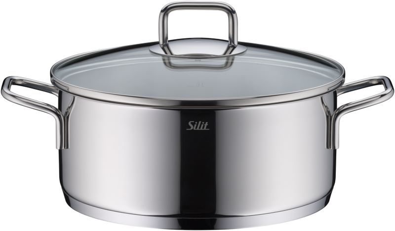 SILIT Extra Cook Bratentopf 24 cm mit Glasdeckel