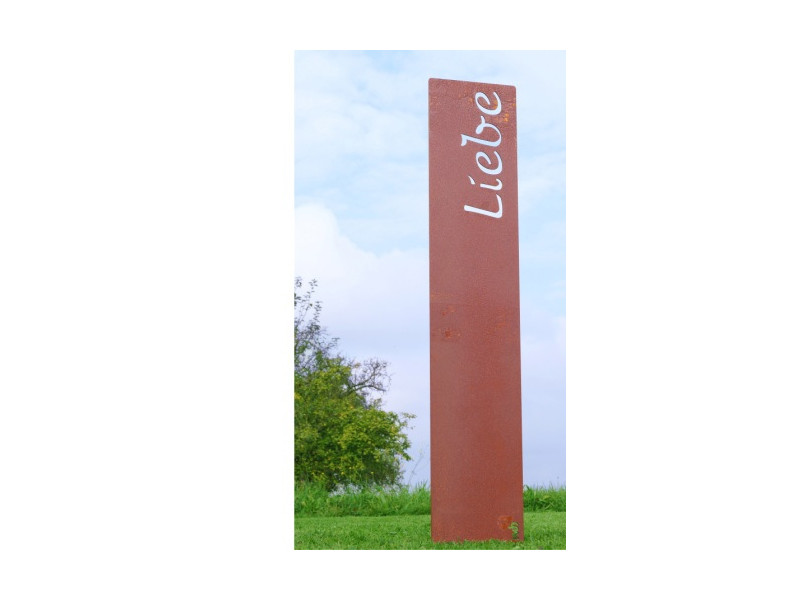 PRIMA TERRA Gartenstelen "LIEBE" 120x20cm