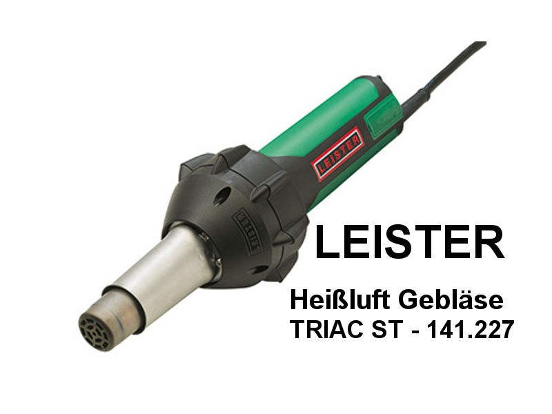 LEISTER Heißluft Gebläse TRIAC ST für Steckdüsen + Koffer 141.227