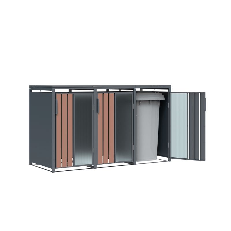 WESTMANN Mülltonnenbox metall Status 3