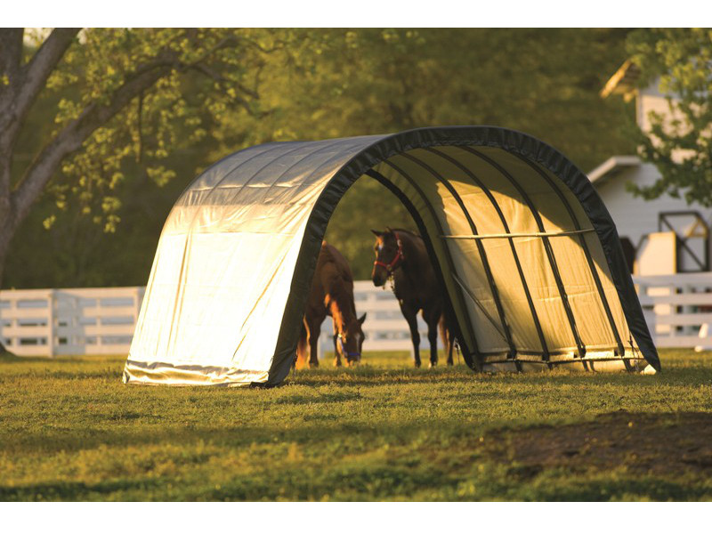 SHELTERLOGIC Weidezelt - Foliengarage 22,6m²