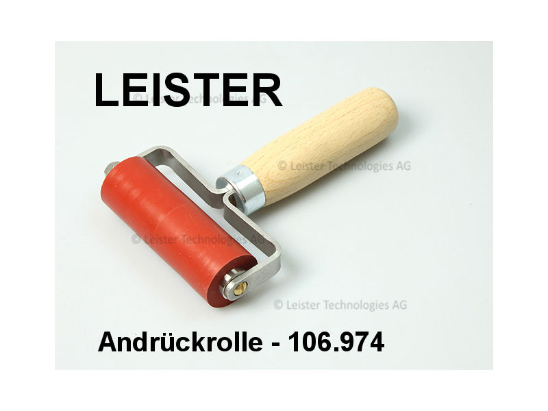 LEISTER 106.974 Andrückrolle 80 mm, Silikon 22A
