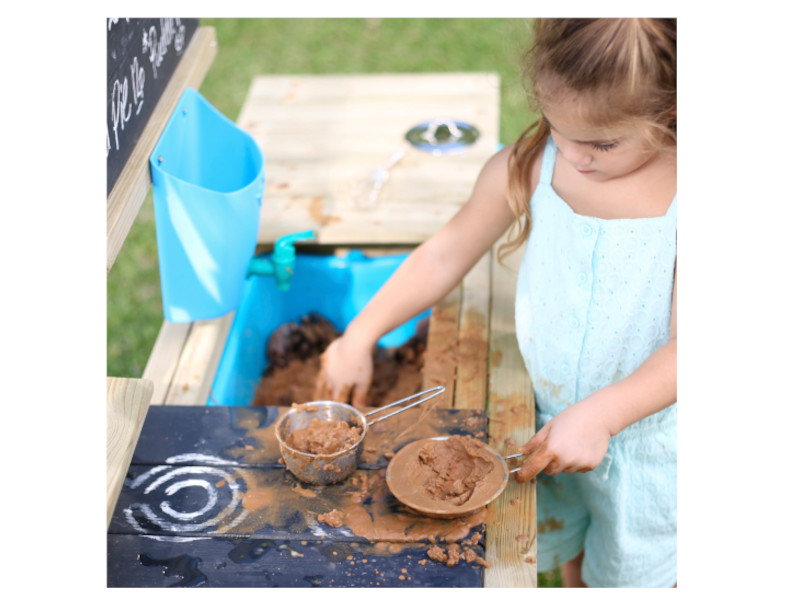 TP TOYS Holz Kinderspielküche DELUXE mit Zubehör