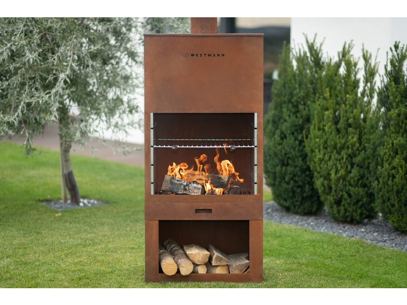 WESTMANN Grill und Gartenkamin rost