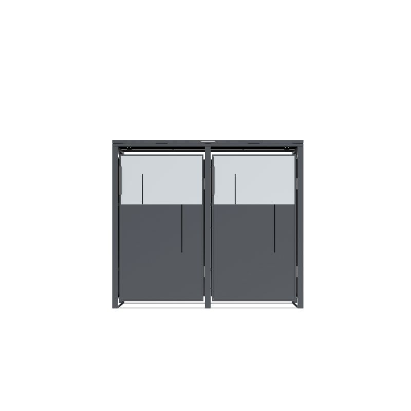 WESTMANN Mülltonnenbox 2er Tonus 2, 2x240l