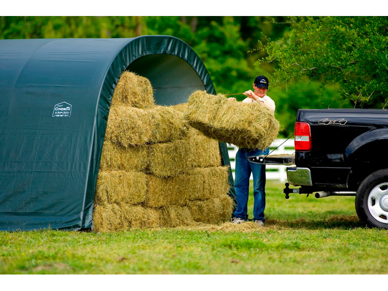 SHELTERLOGIC Weidezelt - Foliengarage 22,6m²