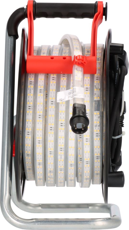 BRENNENSTUHL LED-Lichtschlauch BS2540SI D auf Aufbewahrungstrommel - 25m beidseitig