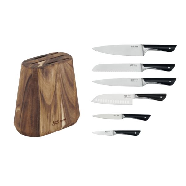 TEFAL Messerblock 7 tlg Jamie Oliver K267S6